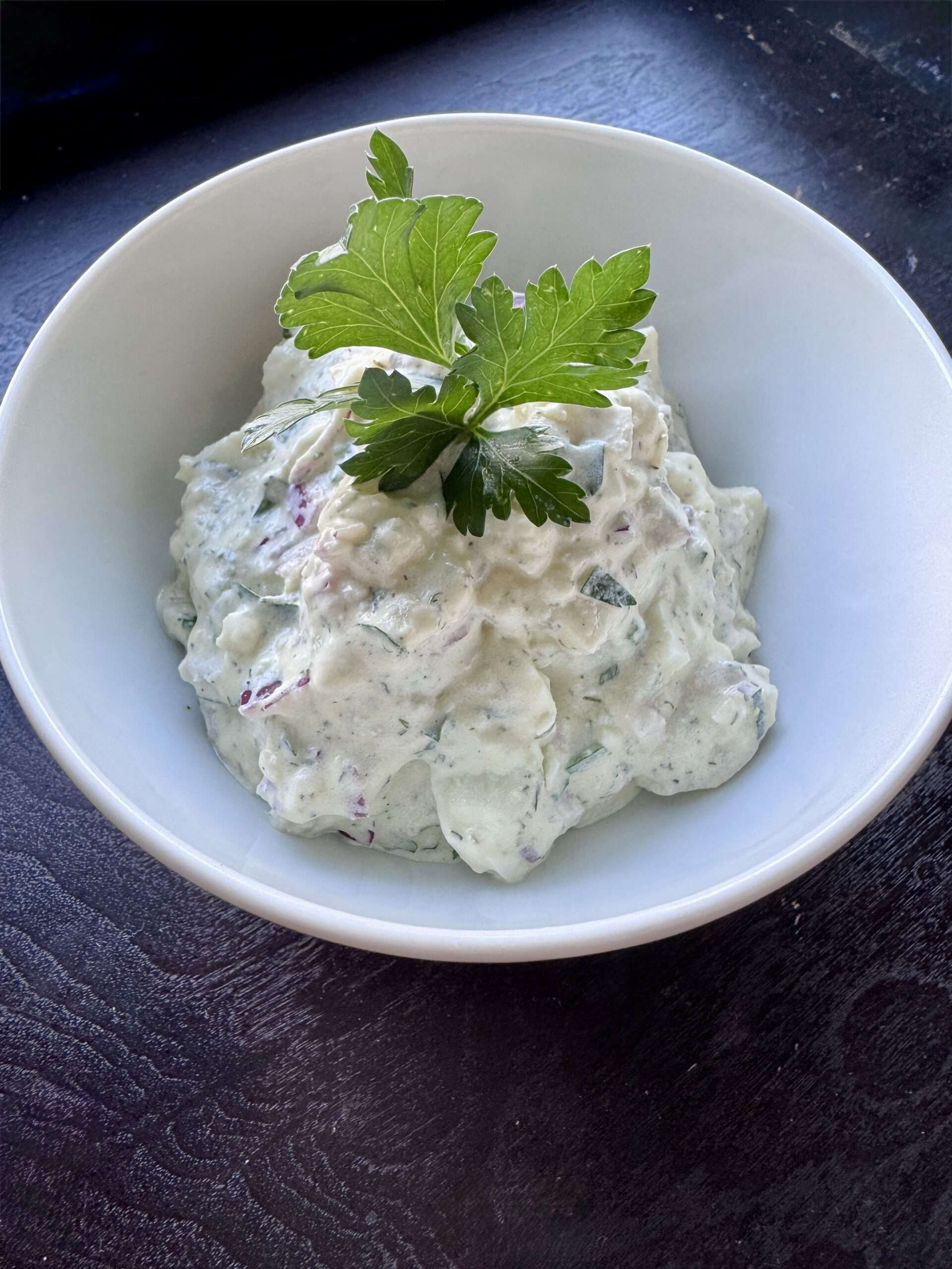 Potato Salad, For Folks Who Love Sour Cream & Eggs